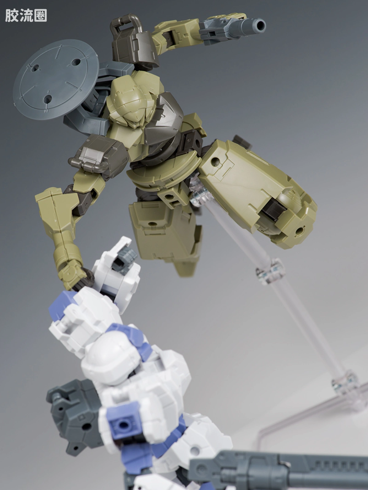 30MM 1/144 夏尔努瓦/Cielnova（拜隆军） 28 bEXM-14T 希尔诺瓦 绿色 - 图片